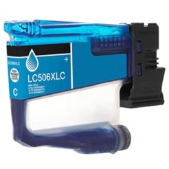 Compatible Brother LC506XLC High Yield Cyan Ink Cartridge