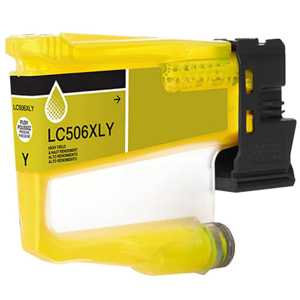 Compatible Brother LC506XLY High Yield Yellow Ink Cartridge