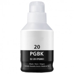 Compatible canon gi-20bk (3383c001) black ink bottle 140ml