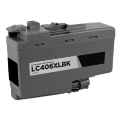 Compatible Brother LC406XLBK Black High Yield Ink Cartridge