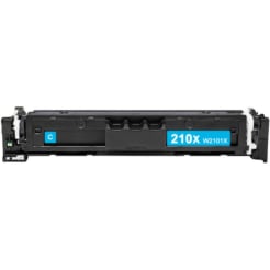 Compatible HP 210X High-Yield Cyan LaserJet Toner Cartridge - W2101X