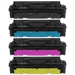 Compatible HP 414X High-Yield Toner Cartridge 4-Piece Combo Pack (With Chip)