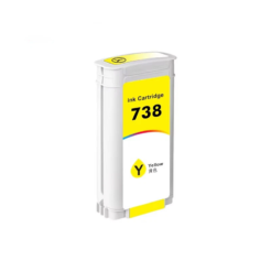 Remanufactured HP 738 Yellow DesignJet Ink Cartridge (130 ml)