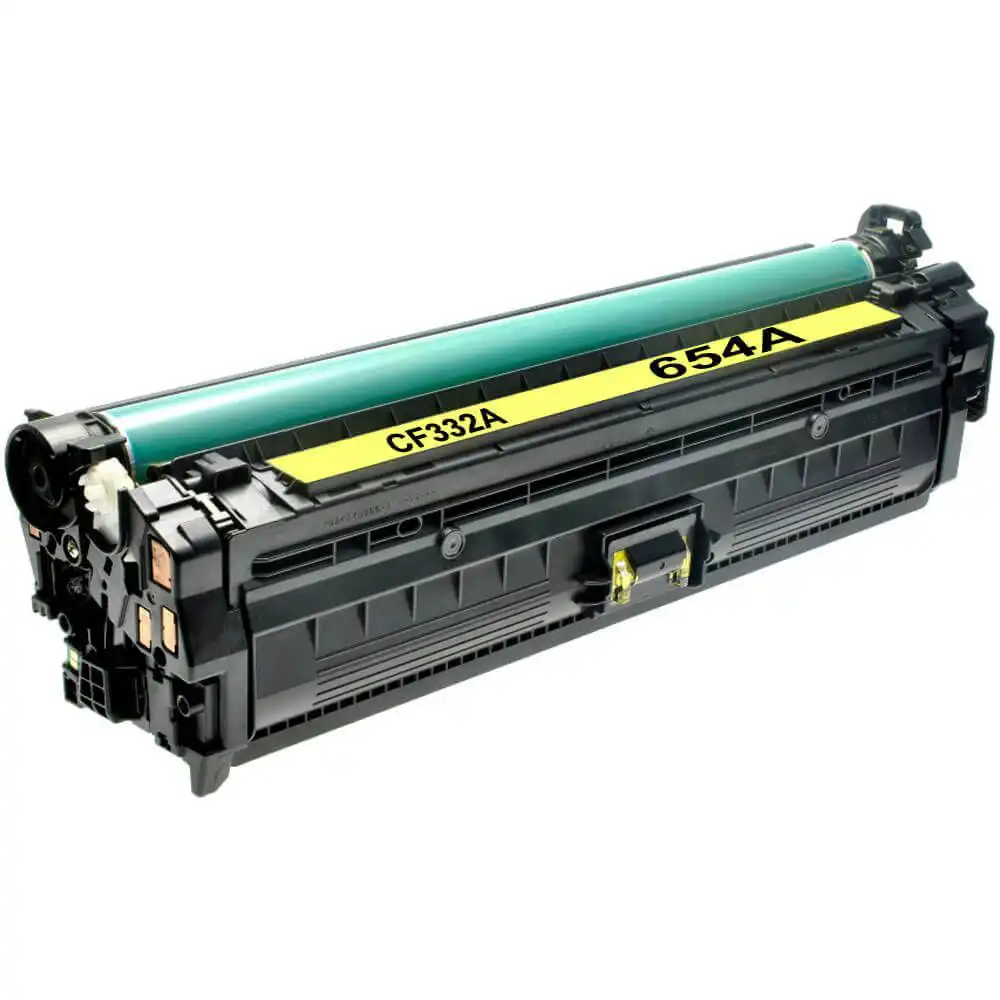 Remanufactured Replacement CF332A Yellow Ink Cartridge for HP 654A