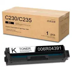 Compatible Xerox 006R04391 High Capacity Black Toner Cartridge, Xerox C230/C235