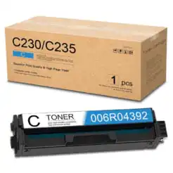 Compatible Xerox 006R04392 High Capacity Cyan Toner Cartridge, Xerox C230/C235