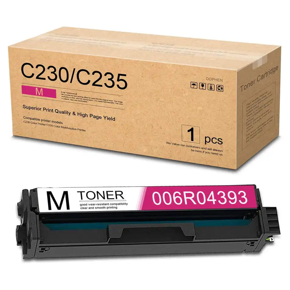 Compatible Xerox 006R04393 High Capacity Magenta Toner Cartridge, Xerox C230/C235